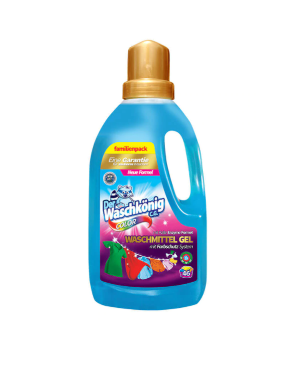 Der Washkonig Color Detergent Gel 1 625 L Pentru 46 Spalari 2021 sanito.ro